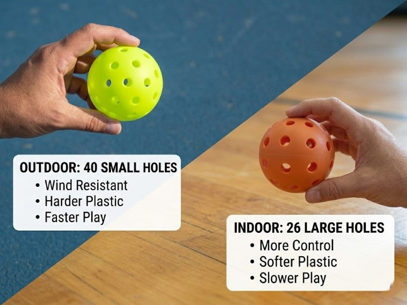 How Many Holes in a Pickleball? (26 vs. 40 Explained)