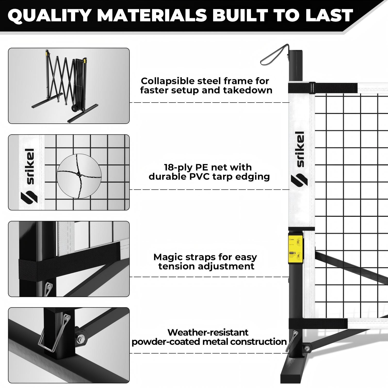 FlashCourt Pickleball Net