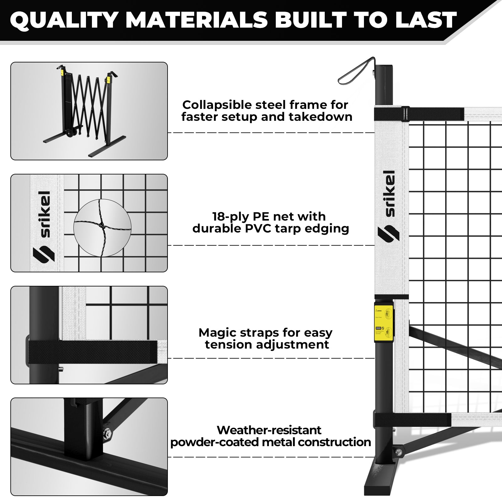 FlashCourt Pickleball Net 3.0