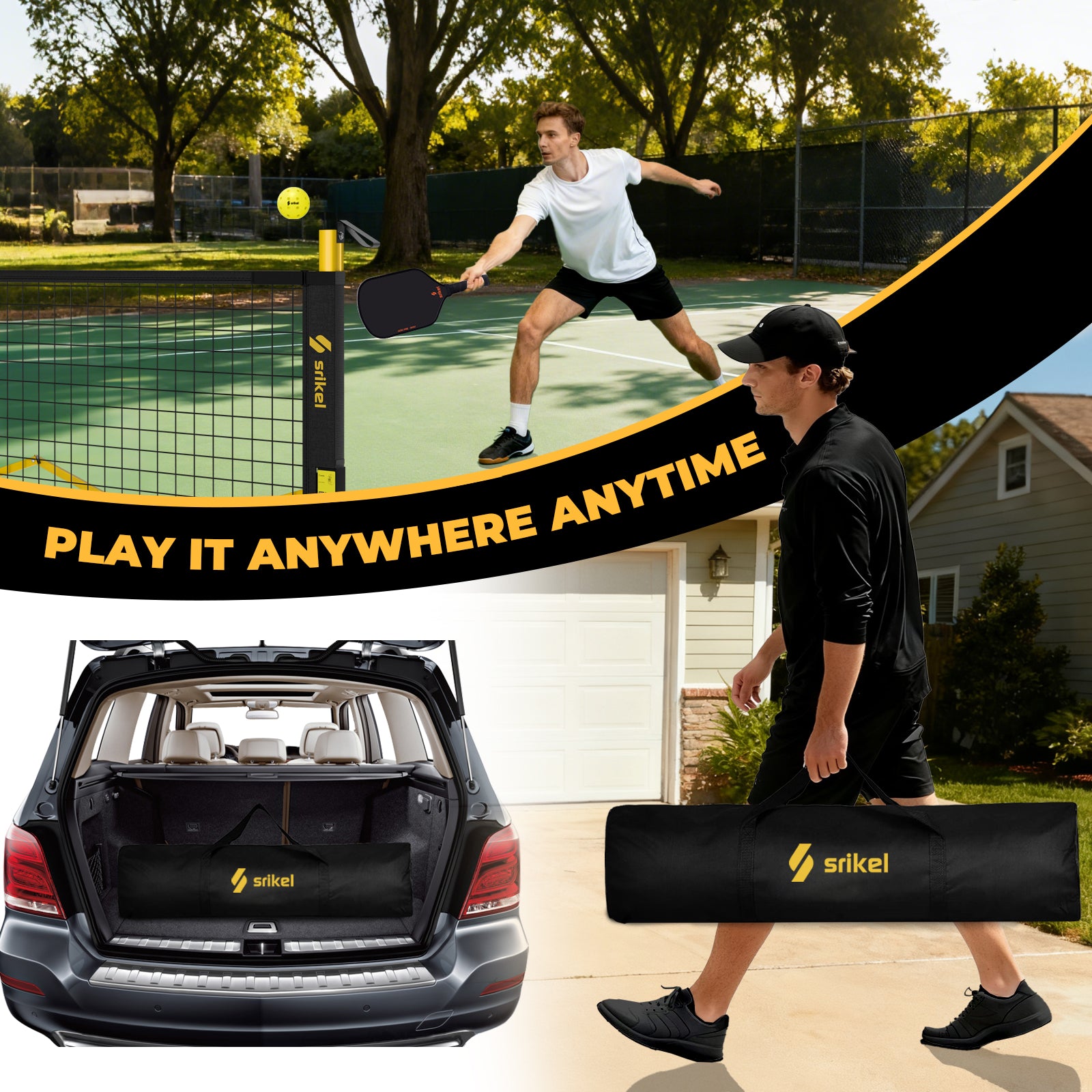 Srikel FlashCourt Pickleball Net 3.0 - Srikel Sport