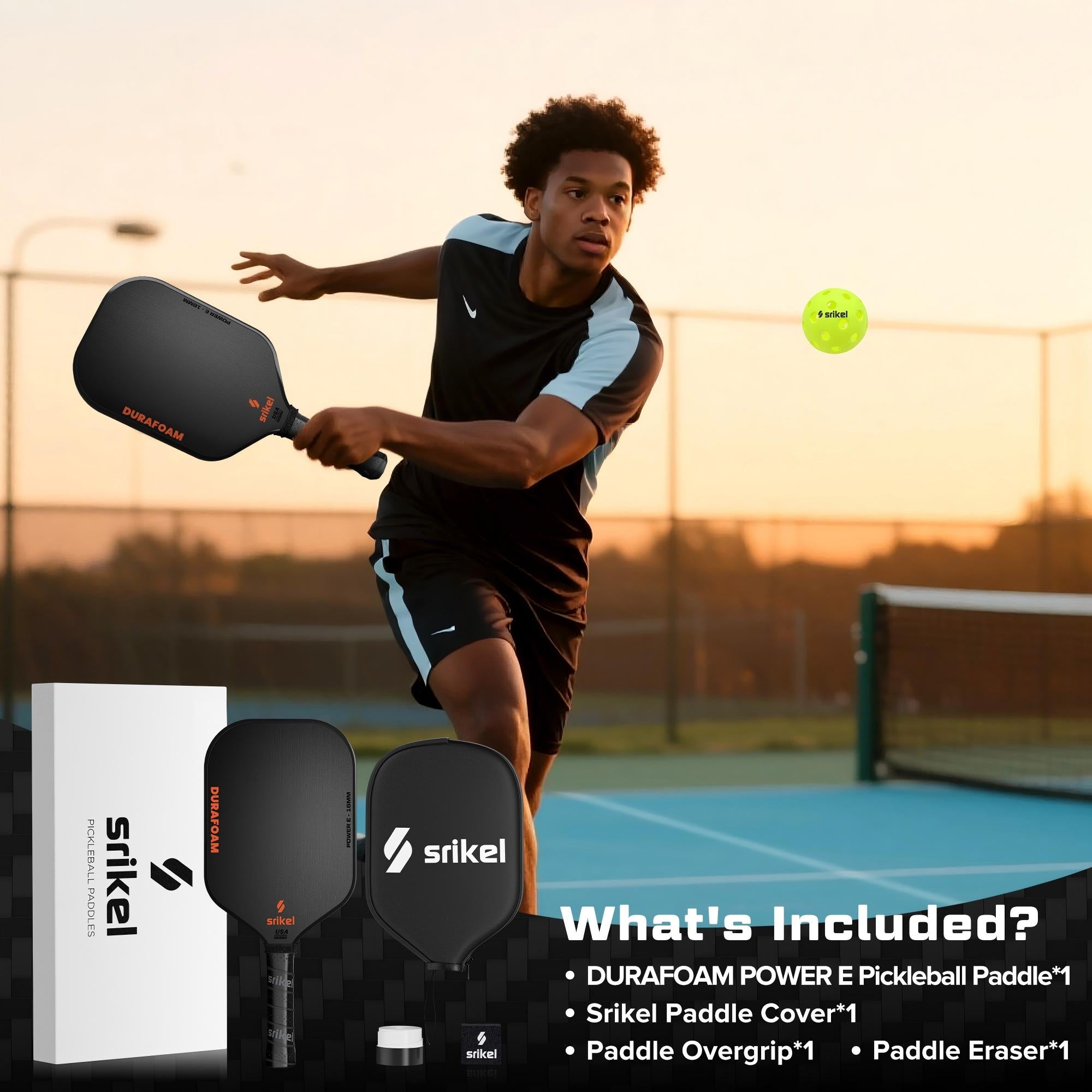 DURAFOAM POWER E Pickleball Paddle - Srikel Sport