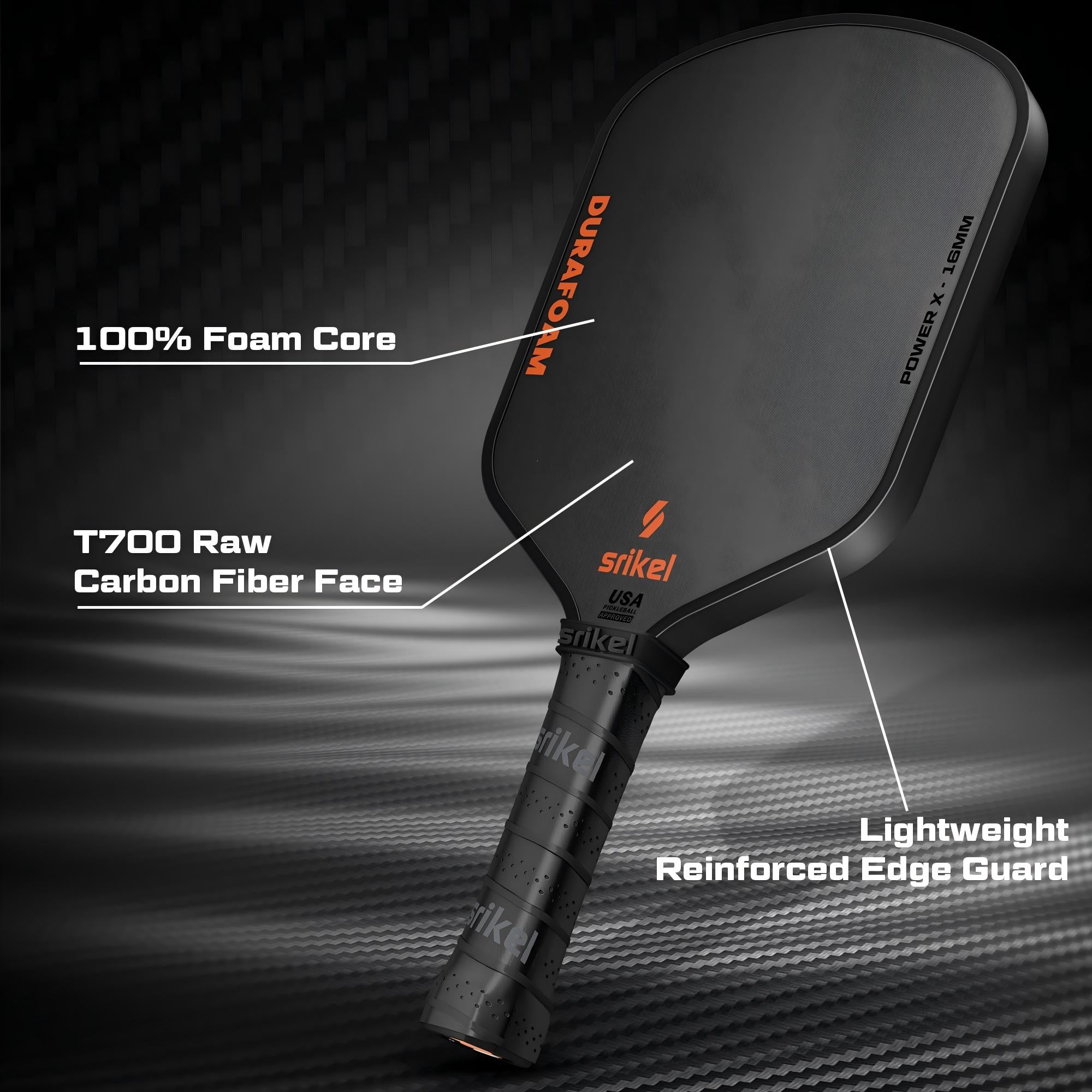 DURAFOAM POWER X Pickleball Paddle - Srikel Sport