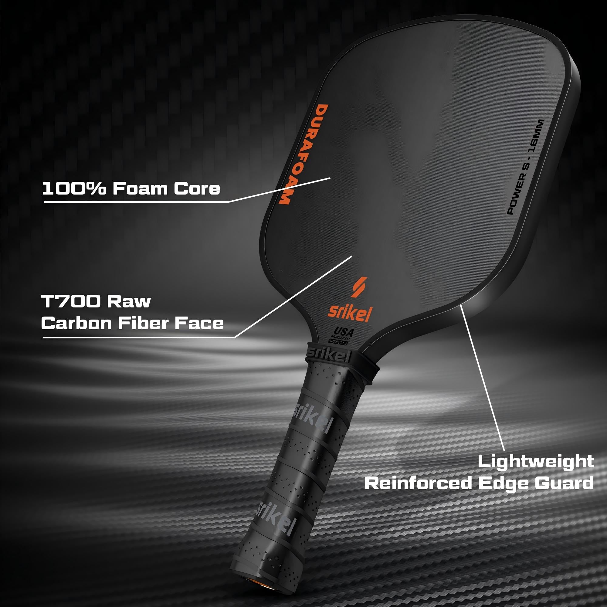 DURAFOAM POWER S Pickleball Paddle - Srikel Sport