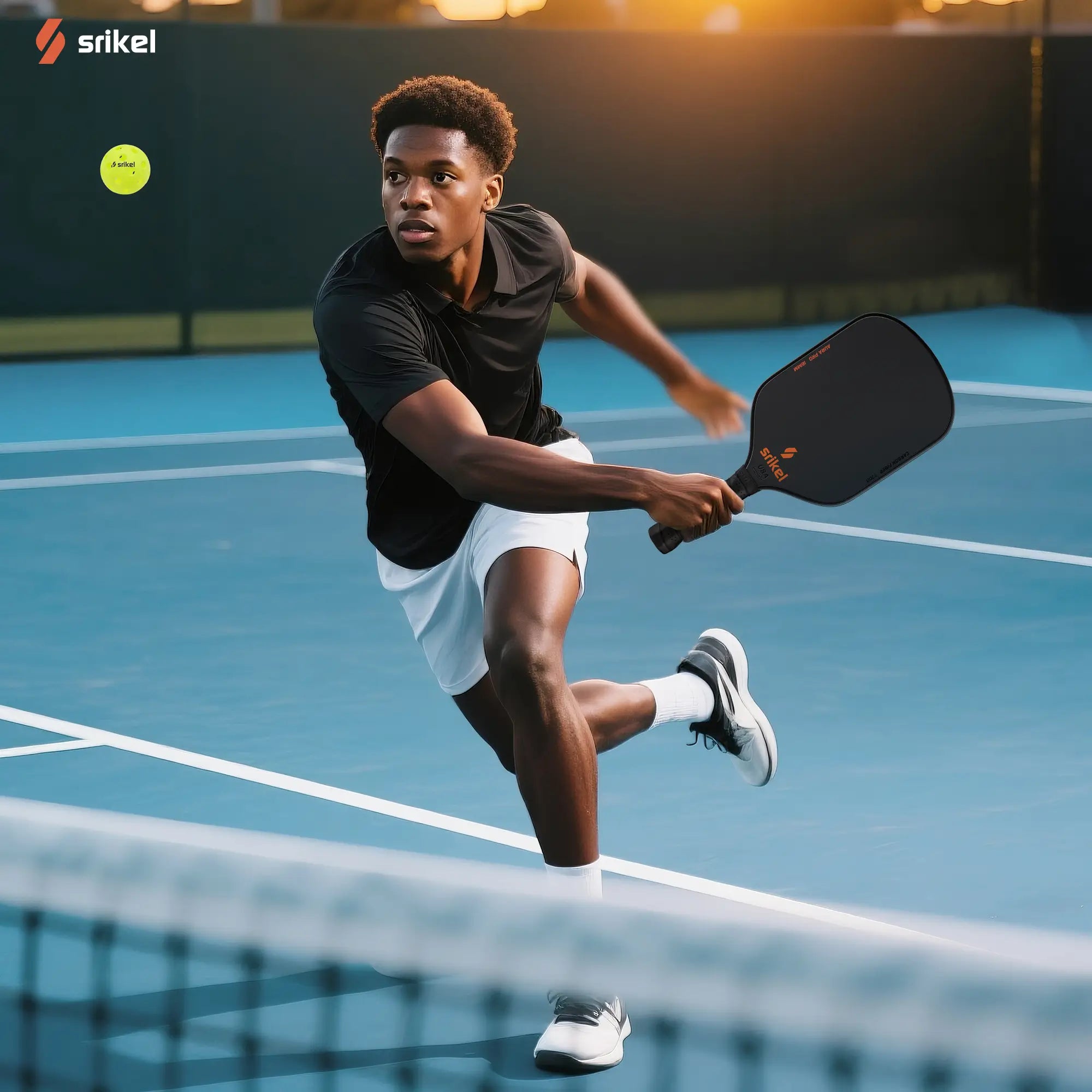 AURA Pro Pickleball Paddle - Black