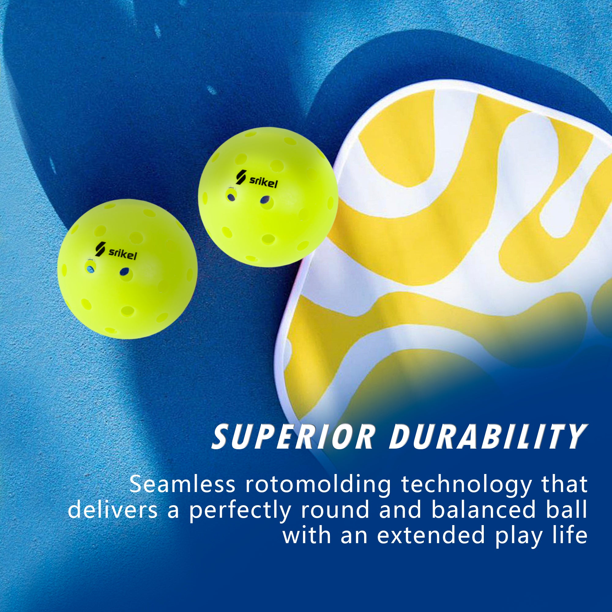 Srikel XS-40 Outdoor Pickleball Balls - Srikel Sport